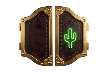 Goldene Saloon T&uuml;ren Icon f&uuml;r den Lizaro Live Casino Gold Saloon
