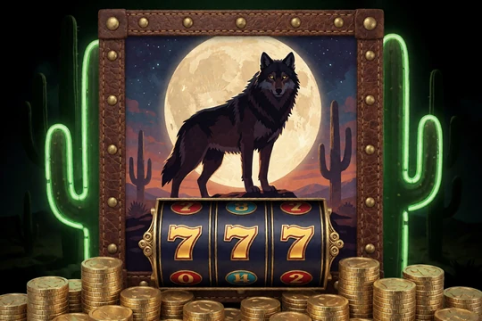 Wolf Gold Slot Tile mit Wolfsmotiv und 96,01 Prozent RTP f&uuml;r Lizaro Online Slots