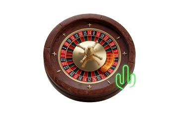 Goldenes Roulette Rad Icon f&uuml;r Live Roulette im Lizaro Live Casino