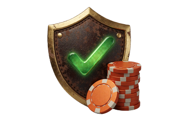 Cashback Schild mit Casino Chips f&uuml;r Lizaro Daily Cashback bis vierhundert Euro